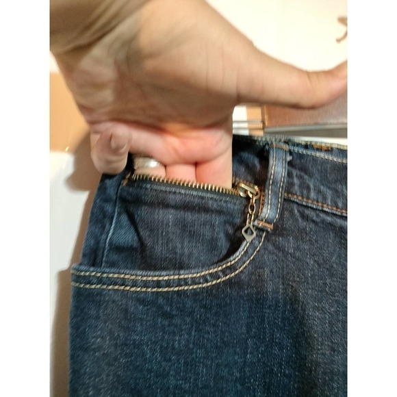 Ralph Lauren Tribeca 114  jeans Blue Label bootleg woman size 12/14 jean size 32 - Picture 4 of 9